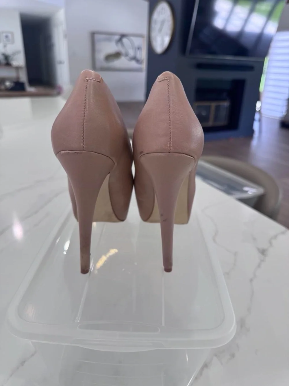 Steve Madden Blush Pink Platform Stiletto Pumps